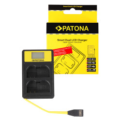 PATONA ładowarka Smart Dual LCD USB Nikon EN-EL15