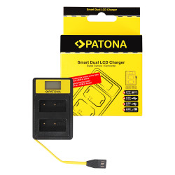 PATONA ładowarka Smart Dual LCD USB Fuji NP-W126