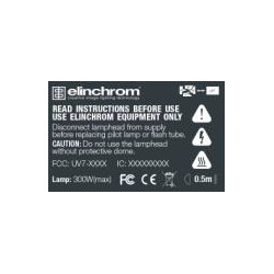 Naklejka z ostrzeżeniem