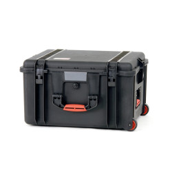 Kufer HPRC 2730WC z gąbką i kółkami - czarny