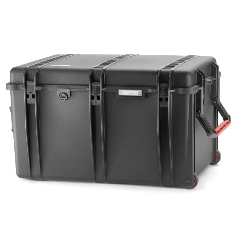 Kufer HPRC 2800WE pusty z kółkami - czarny