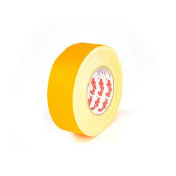 Taśma MAG TAPE materiałowa, żółty 50mm x 50m