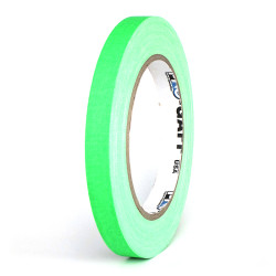 Taśma PRO GAFF zielona FLUORESCENT 12mm x 22,8m