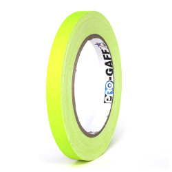 Taśma PRO GAFF żółta FLUORESCENT 12mm x 22,8m