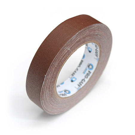 Taśma PROGAFF materiałowa,mat. brązowa 24mmx22,8m