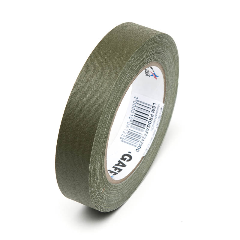 Taśma PROGAFF materiałowa,mat. oliwkowa24mmx22,8m