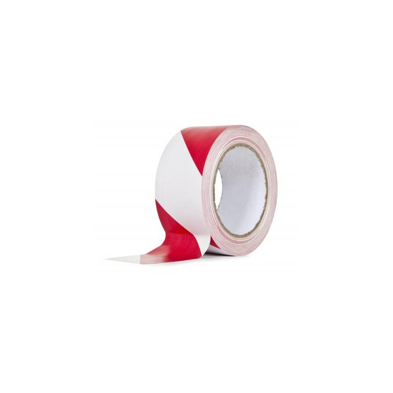 Taśma Hazard Warning PVCTape czer/biała 50mmx33m