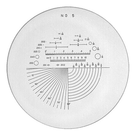 Skala Nr 5 do lupy 1975 Peak