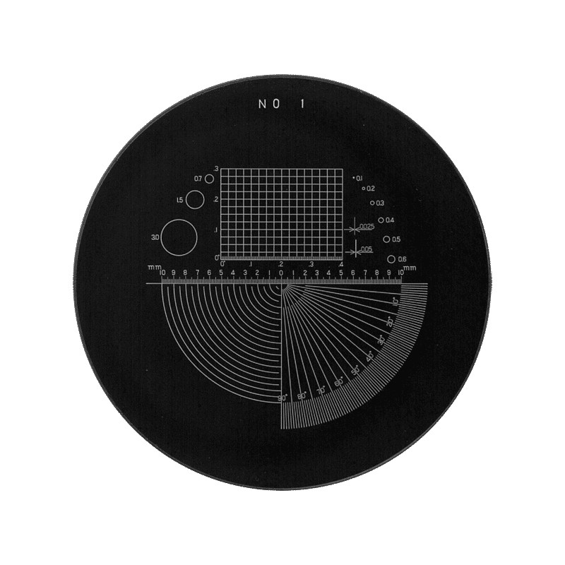 Skala Nr 1 do lupy 1983, 2004,2028 - biała Peak