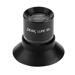 Lupa 10x z przyssawką Peak