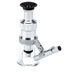 Mikroskop stojący ze światłem LED 40X skala 0,05mm