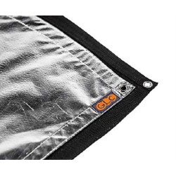 Płótno butterfly srebrne/czarne do ramy 240x240cm