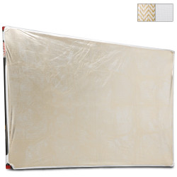 Tkanina biała/zebra do LITEPANEL 99x183cm