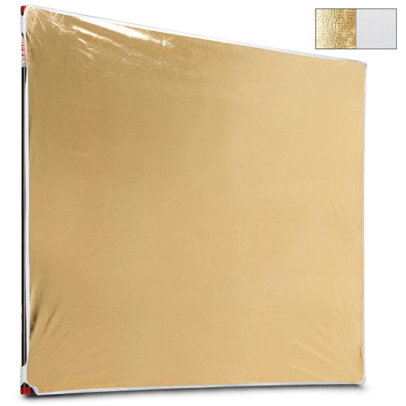 Tkanina biała/złota do LITEPANEL 196x196cm