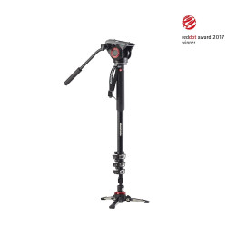 Zestaw monopod z podstawą FLUIDTECH + głowica