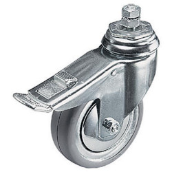 Kółka śr. 100mm z hamulcem i śrubą M10 (3szt)