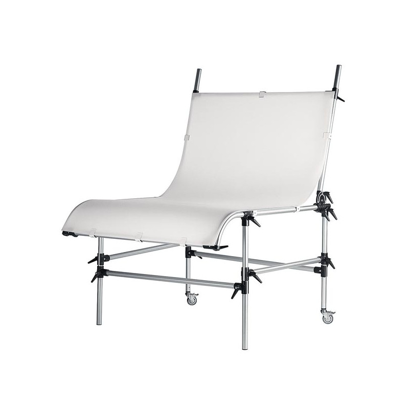 Stół do fotografii bezcieniowej z płytą 200x125cm