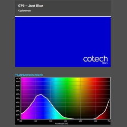 JUST BLUE 1,22x1m-7,6m filtr foliowy Cotech