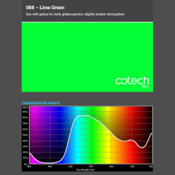 LIME GREEN 1,22x1m-7,6m filtr foliowy Cotech