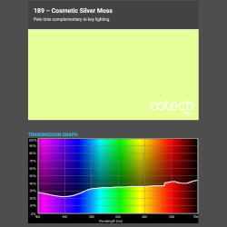 COSMETIC SILVER MOSS 1,22x1m- filtr foliowy Cotech