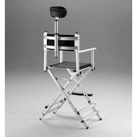 Krzesło 'reżyserskie' aluminiowe wys. reg. 75-65cm