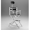 Krzesło 'reżyserskie' aluminiowe wys. reg. 75-65cm