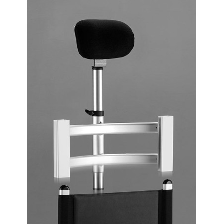 Zagłówek do krzesła, aluminiowy srebrny