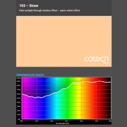STRAW 1,22x1m-7,6m filtr foliowy Cotech