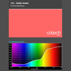 GOLDEN AMBER 1,22x1m-7,6m filtr foliowy Cotech