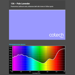 PALE LAVENDER   1,22x1m filtr foliowy Cotech