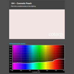 COSMETIC PEACH 1,22x1m-7,6m filtr foliowy Cotech