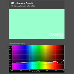 COSMETIC EMERALD 1,22x1m-7,6m filtr foliowy Cotech