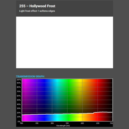 HOLLYWOOD FROST 1,22x1m-8m filtr foliowy Cotech