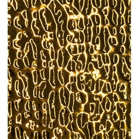 SOFT GOLD REFL 1,37x1m-6,7m folia groszkowa Cotech