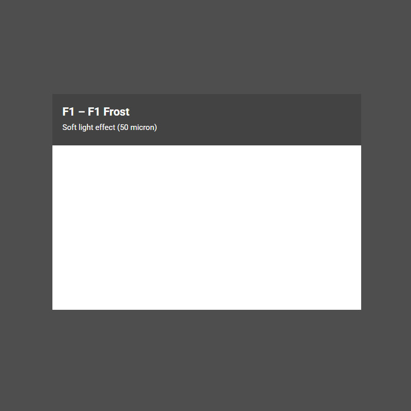 FROST F1 1,22x1m-8m filtr foliowy Cotech