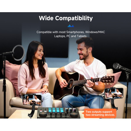 Interfejs audio z mikserem i kartą dźwiękową MI-2