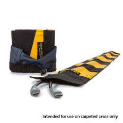 Taśma tunelowa żółta/czarna 13,5cmx1m DIRTY RIGGER