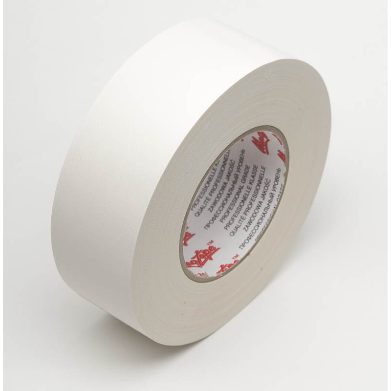 Taśma MAG TAPE materiałowa, biała 50mm x 50m