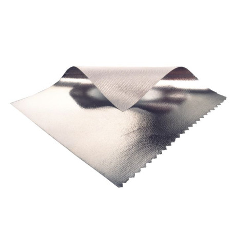 Tkanina BIG srebrna / biała (1 szew) 180x245cm