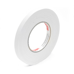 Taśma MAG TAPE materiałowa, biała 12mm x 50m
