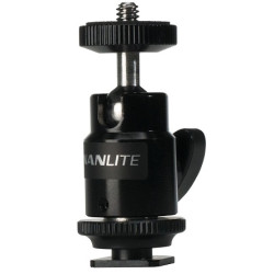 Głowiczka MINI BALL HEAD z 1/4'' i gorącą stopką