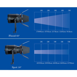 Lampa Fresnel LED Light CN-100F / 5600K