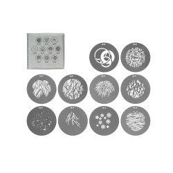 GOBO 2 Zestaw filtrów do spota PJ-FZ60, 10szt