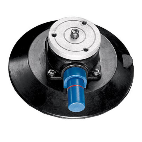 Przyssawka do szyby z płytką do głowic