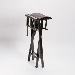 Krzesło 'reżyserskie' drewniane wys. 75cm czarne