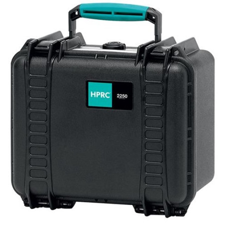 Kufer HPRC 2250C z gąbką -czarny, niebieski uchwyt