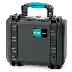 Kufer HPRC 2300E pusty - czarny, niebieski uchwyt