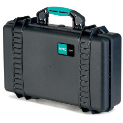 Kufer HPRC 2530C z gąbką -czarny, niebieski uchwyt