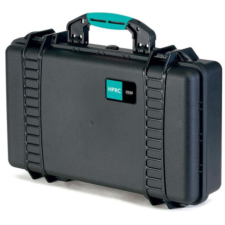 Kufer HPRC 2530C z gąbką -czarny, niebieski uchwyt