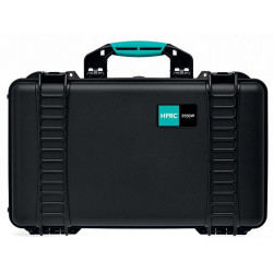 Kufer HPRC 2550WC z gąbką i kółkami, czarny, niebi